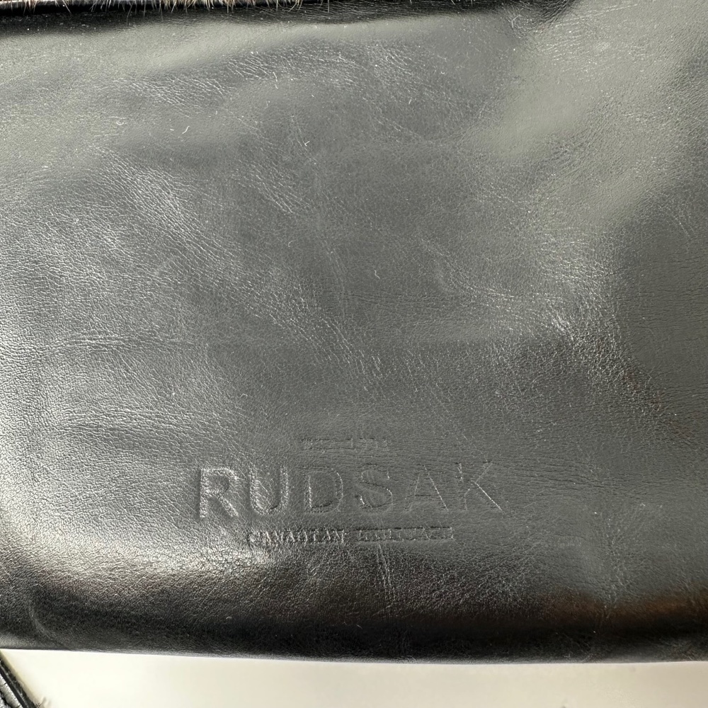 RUDSAK Crossbody/Clutch Leather w/Camo Ponyskin Bag - Picture 3 of 7